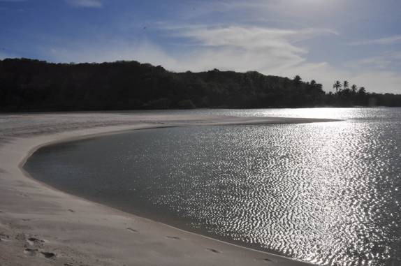 Fim de tarde na barra do rio Miriri - PB